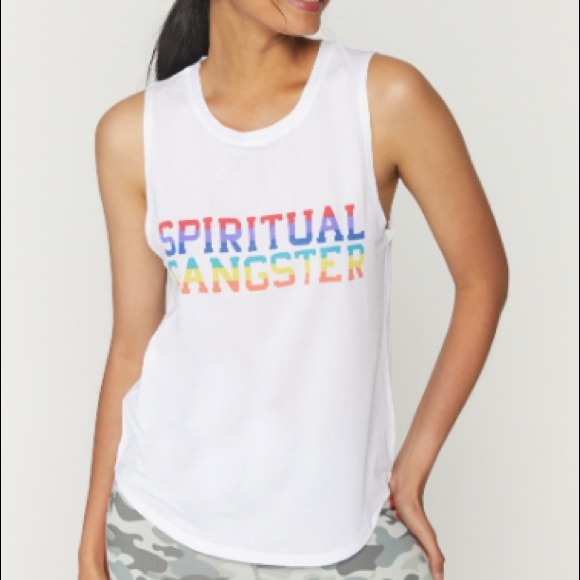 Rainbow Active Muscle Tank - NWT - Picture 1 of 7